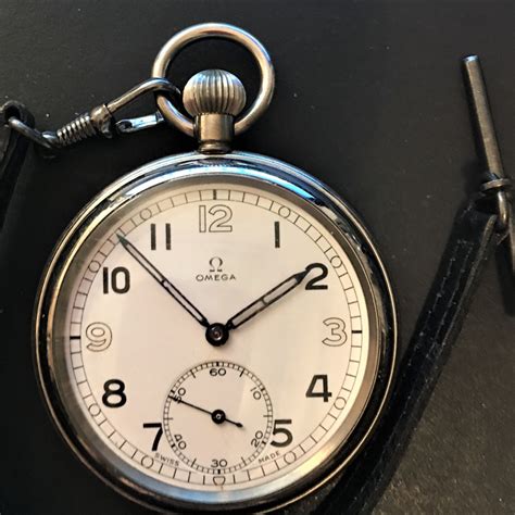 omega military pocket watch.